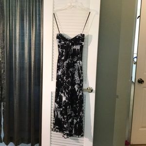 Strapless cocktail dress
